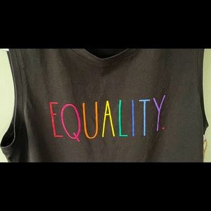 Rae Dunn EQUALITY tank top large Host Pick